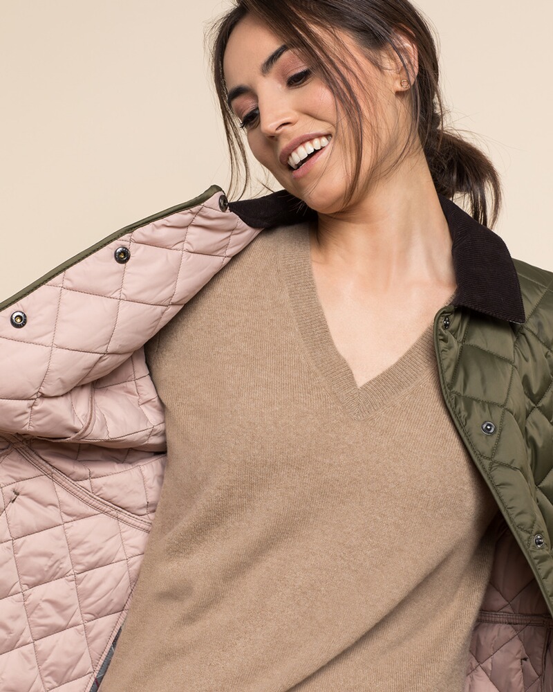 Veste dame surpiquée Deveron, Barbour