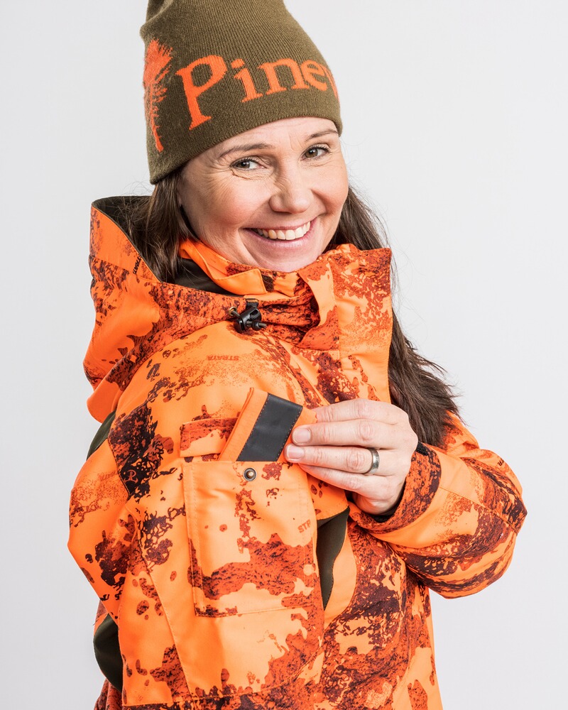 Veste femme hunter Pro Xtreme 2.0 Camou orange, Pinewood