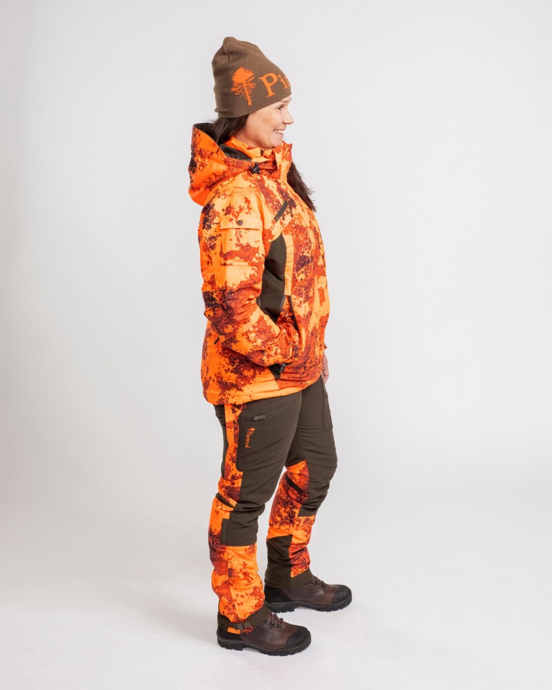 Veste femme hunter Pro Xtreme 2.0 Camou orange, Pinewood