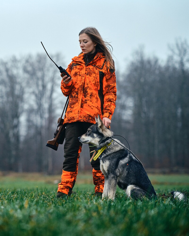 Veste femme hunter Pro Xtreme 2.0 Camou orange, Pinewood