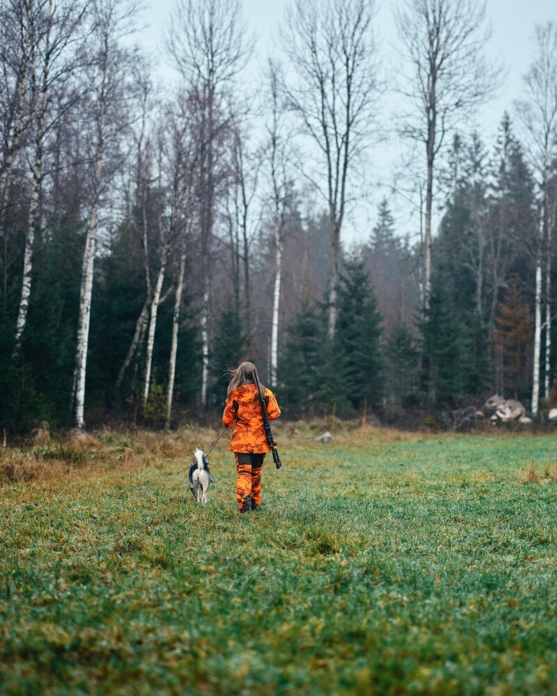 Veste femme hunter Pro Xtreme 2.0 Camou orange, Pinewood