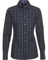 Chemise femme motif tartan, Brigitte von Schönfels