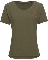Pack de 2 t-shirts femme imprimés chasse, Parforce Essential