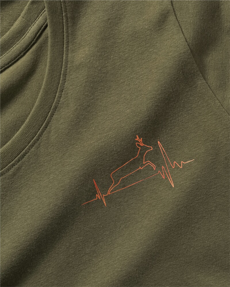 Pack de 2 t-shirts femme imprimés chasse, Parforce Essential