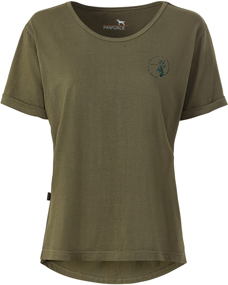 Pack de 2 t-shirts femme imprimés cerf, Parforce Essential
