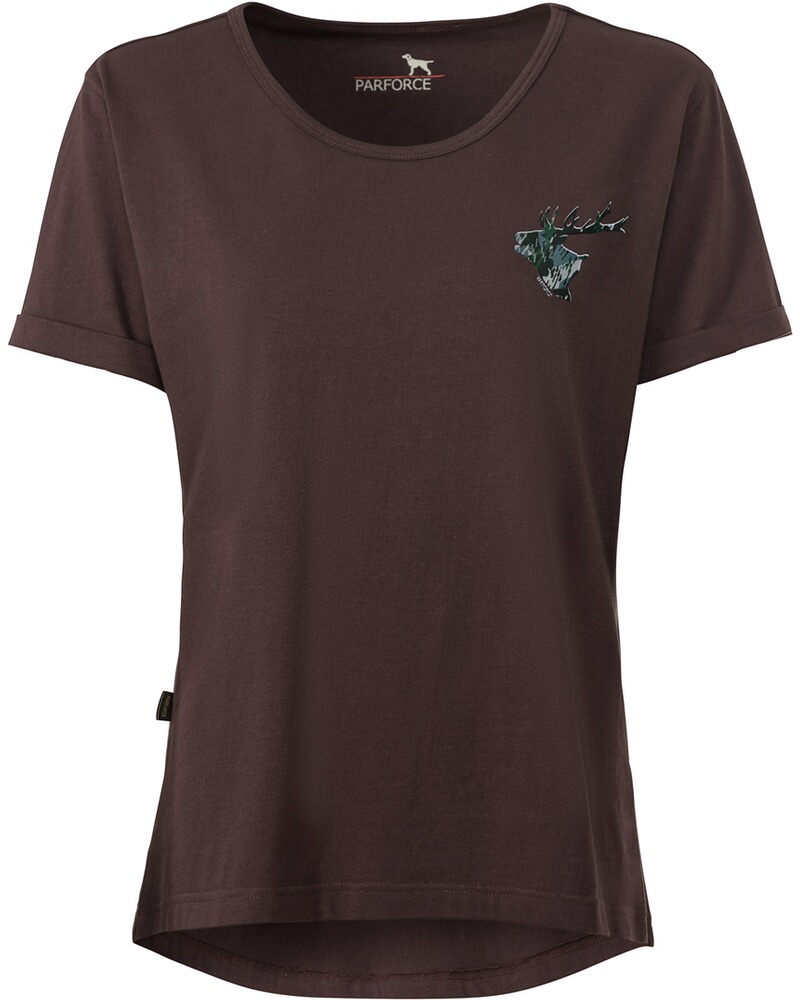 Pack de 2 t-shirts femme imprimés cerf, Parforce Essential