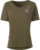 Pack de 2 t-shirts femme imprimés cerf, Parforce Essential