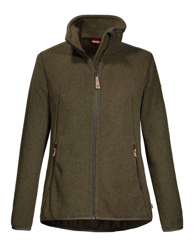 Veste polaire Stina olive foncé
