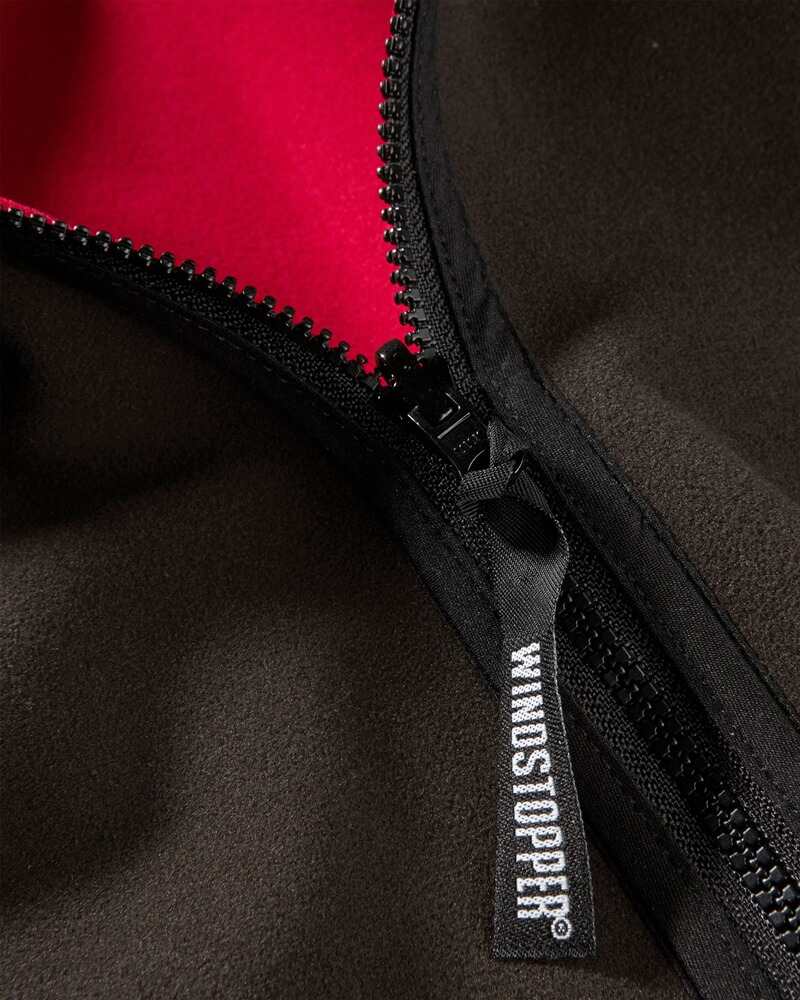 Veste polaire dame Kanu brune/rouge, Härkila