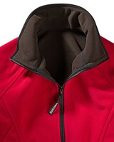 Veste polaire dame Kanu brune/rouge, Härkila