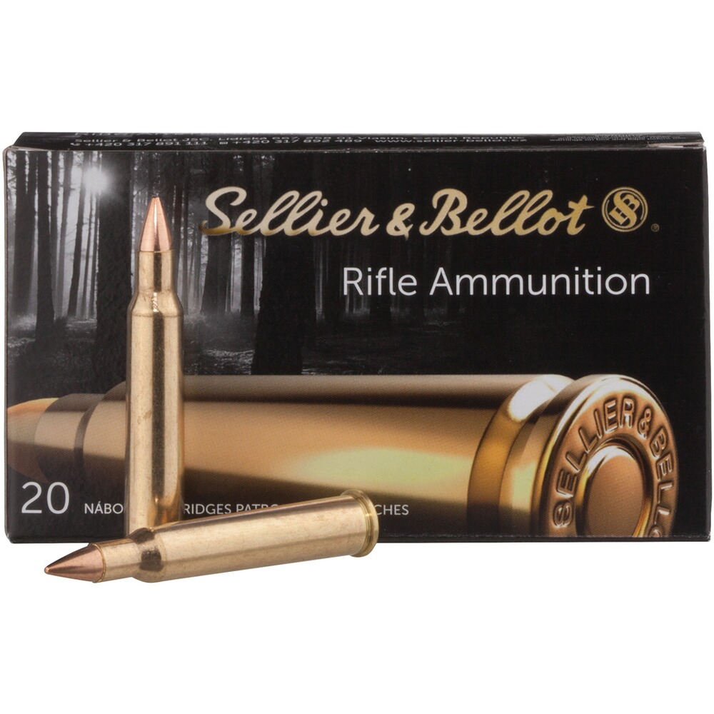 5,6x50 R Mag., Blindée (3,24gr), Sellier & Bellot