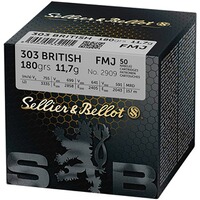 .303 British FMJ 11,7g/180grs., Sellier & Bellot