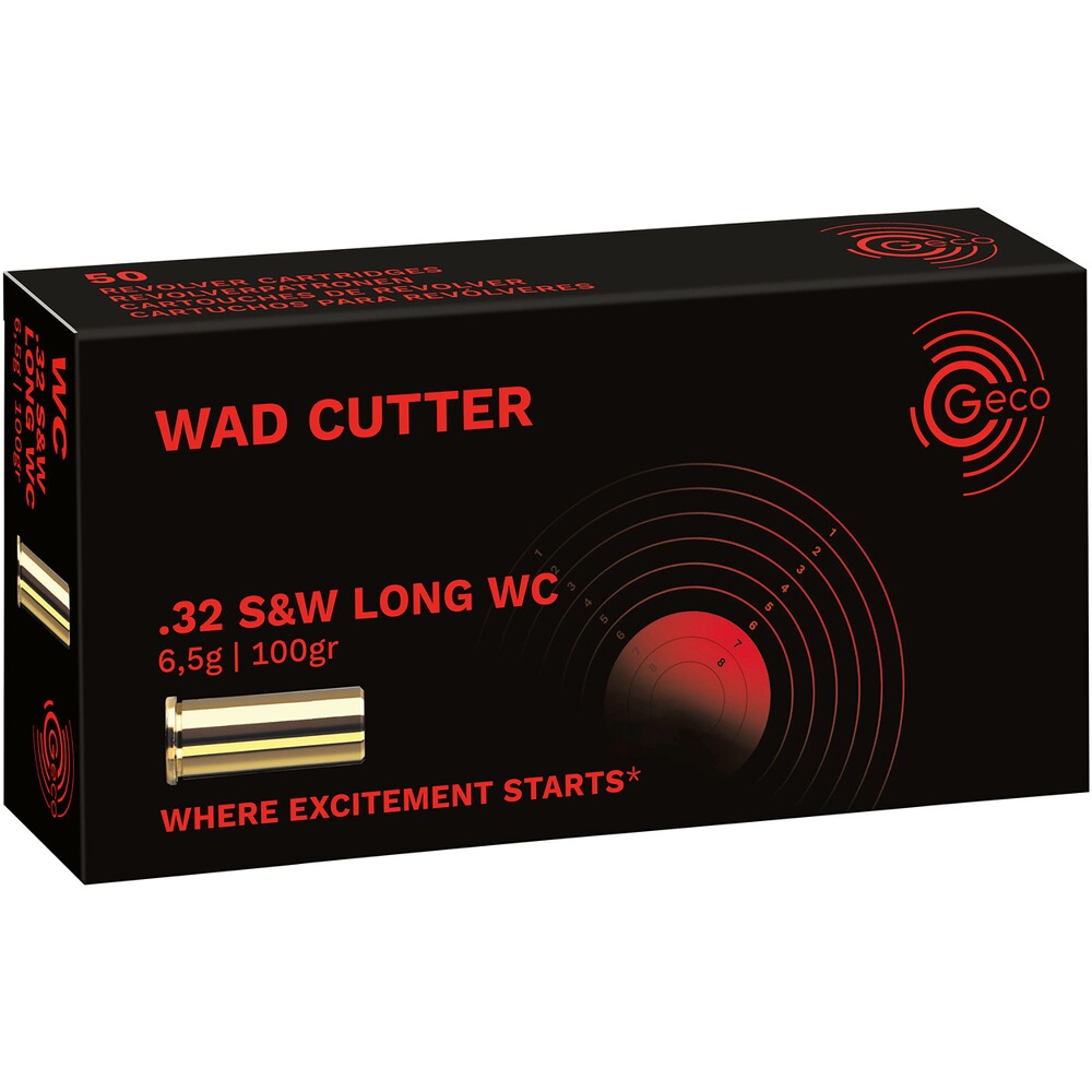 .32 S&W long WC Wadcutter plomb