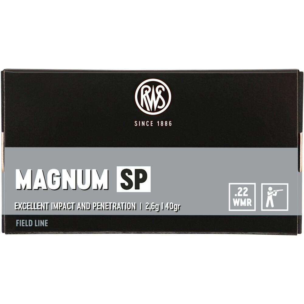 .22 Win. Mag., Pointe creuse (2,6gr)