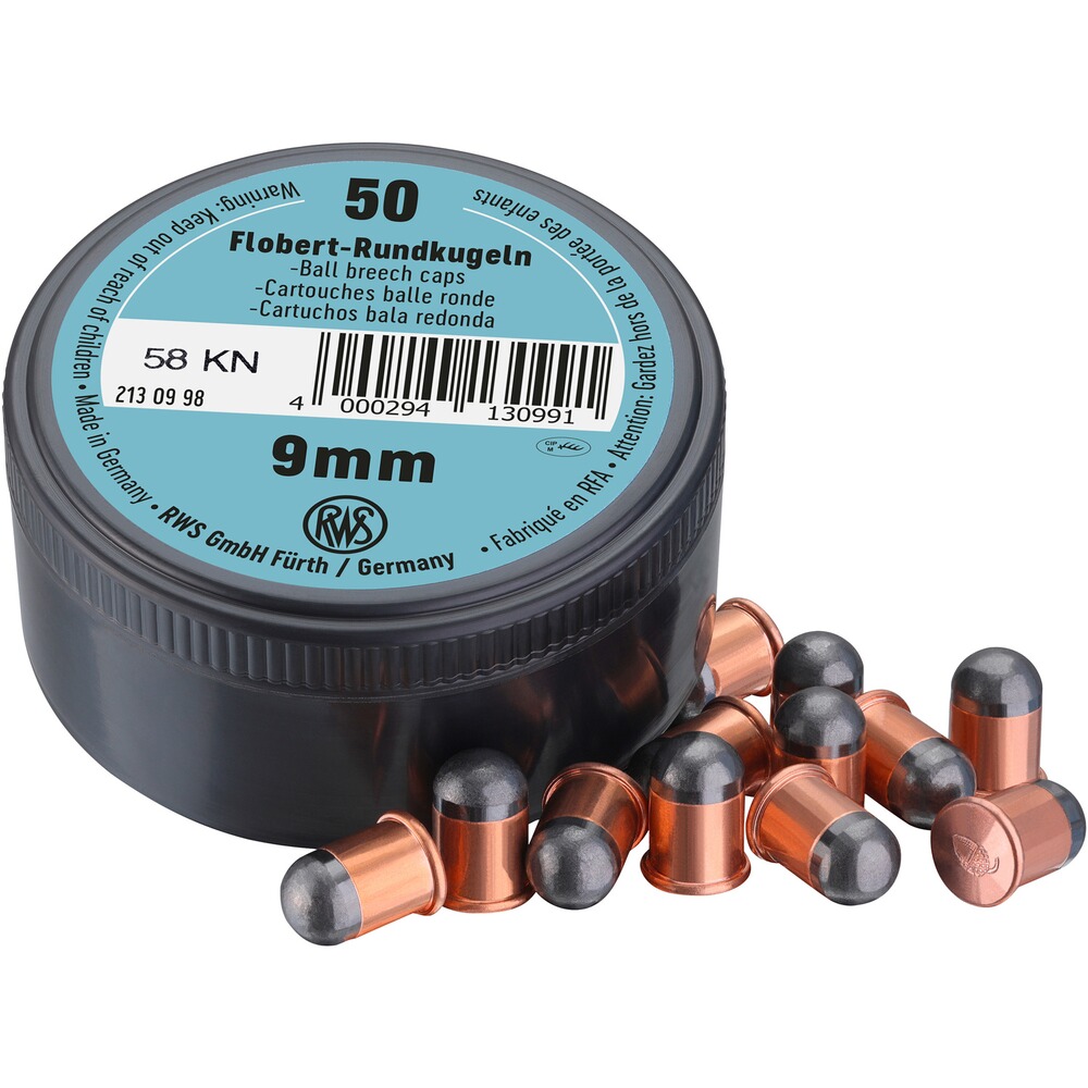 .9mm Flobert, balle ronde