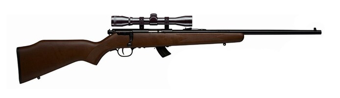 Pack carabine Savage Stevens 300 avec lunette Simmons 4x32 et modérateur de son SONIC S, Savage Arms