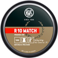 .4,50mm, Diabolos R10, 0.53g pour carabine, RWS