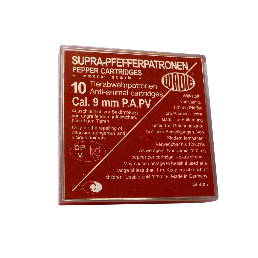 9mm PAK SUPRA au poivre