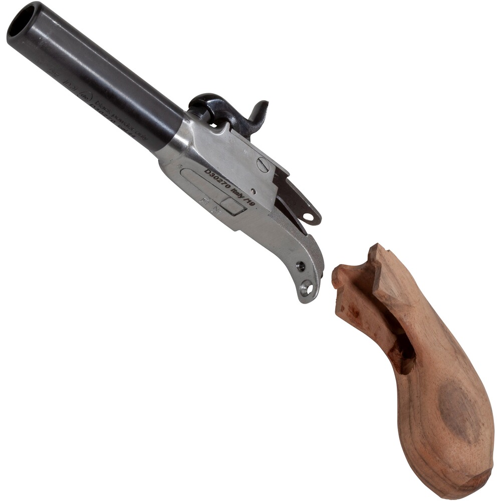 Pistolet à poudre noire en kit Derringer Liegi, Davide Pedersoli