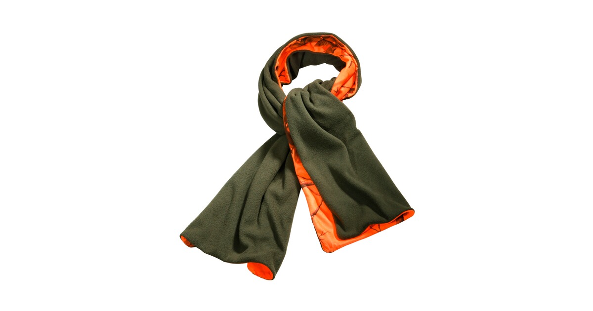 Parforce Pack de 2 écharpes tour de cou en polaire (Olive/orange fluo) -  Gants & écharpes - Vêtements de chasse homme - Textile - boutique en ligne  