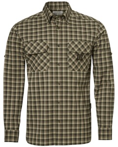 Chevalier Chemise Creek Shooting Fit Coolmax (Mink Brown à carreaux Chevalier Chemise Creek Shooting Fit Coolmax (Mink Brown à carreaux