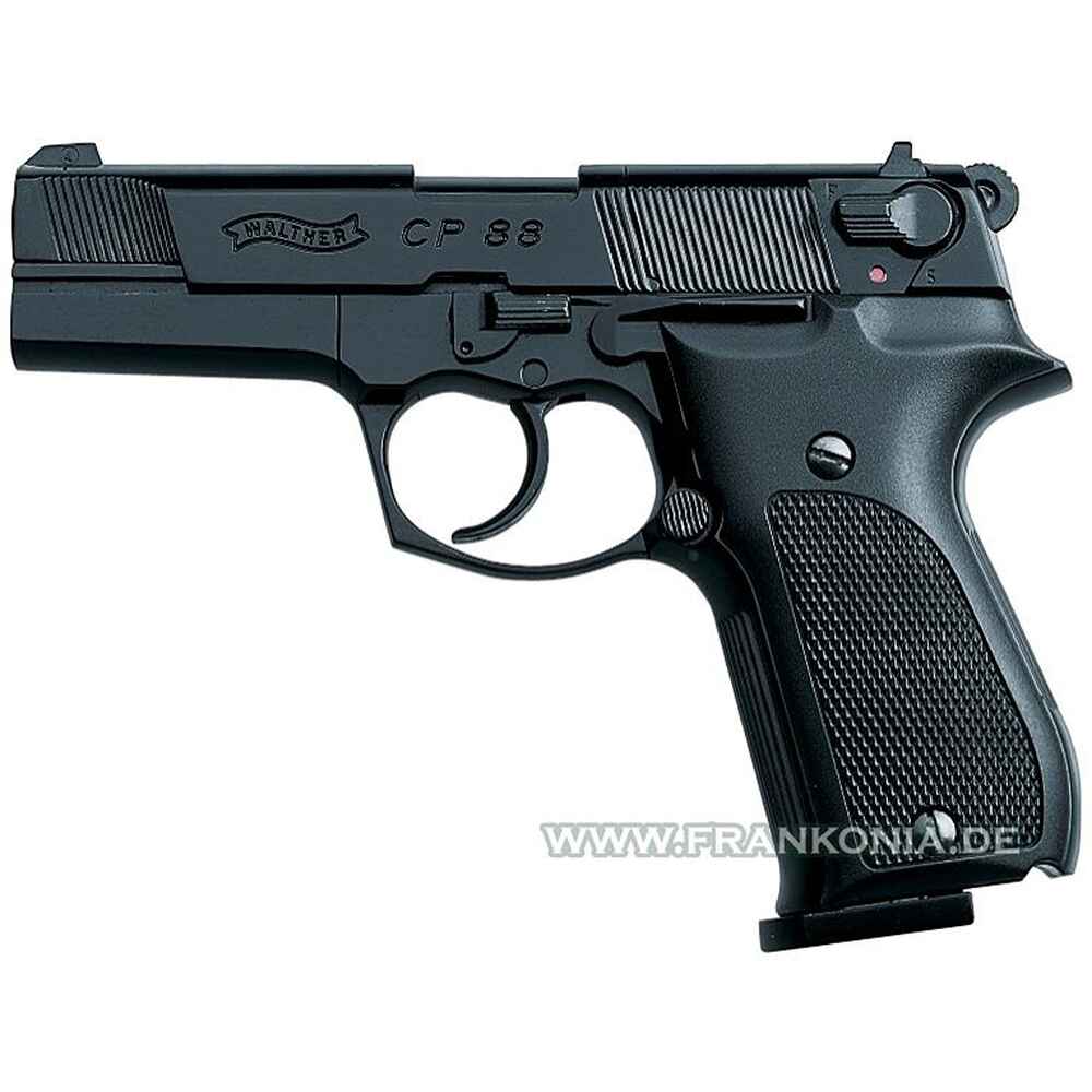 Pistolet CO2 à plomb CP88 noir Diabolo 4,5 mm, Walther