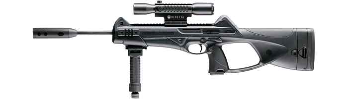 Set carabine Cx4 Storm XT CO2 avec lunette, rail Picatinny et silencieux, Beretta