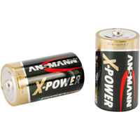 Piles Alkaline X-Power Mono, pack de 2, Ansmann
