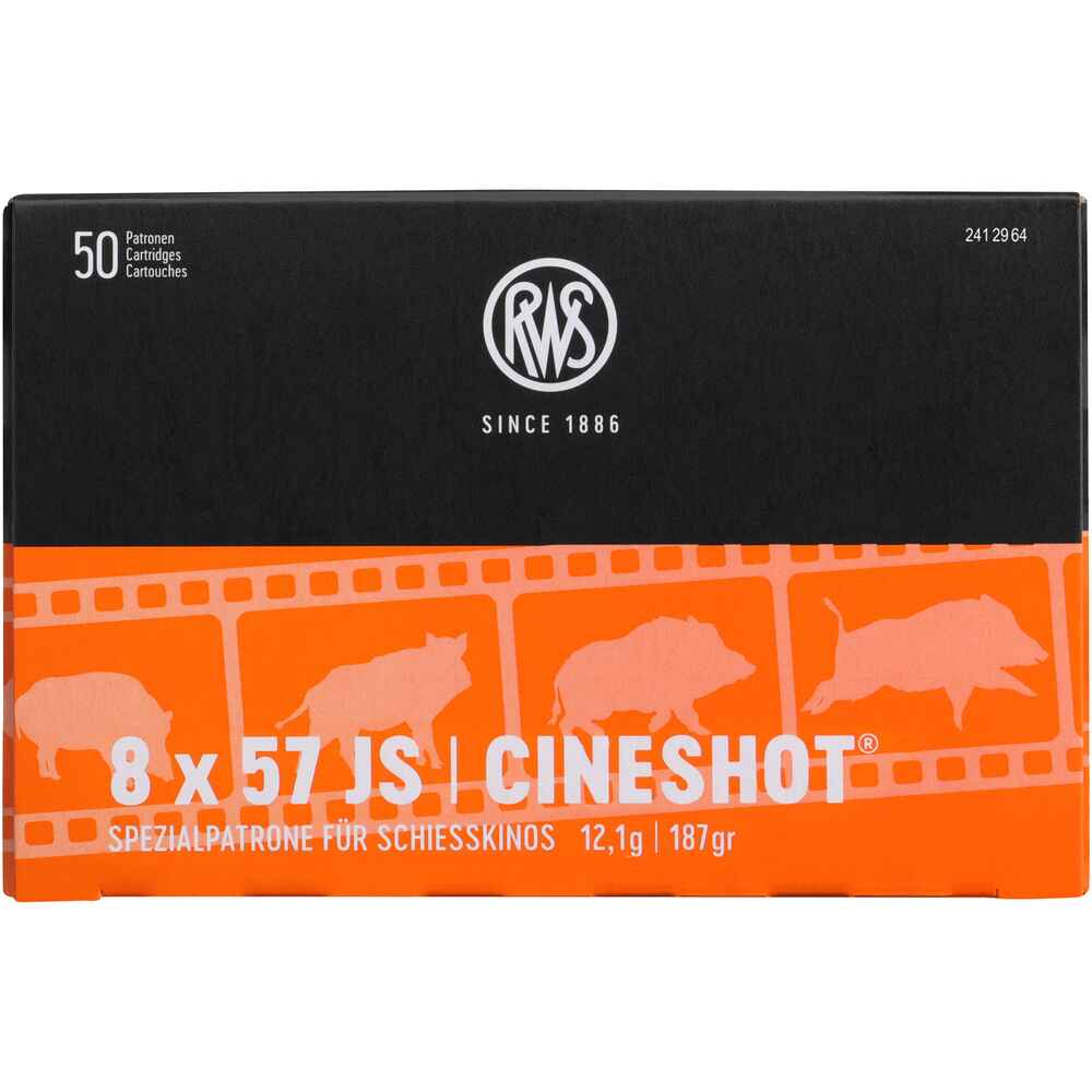 Cartouches 8x57 IS Cineshot 12,1g/187grs.