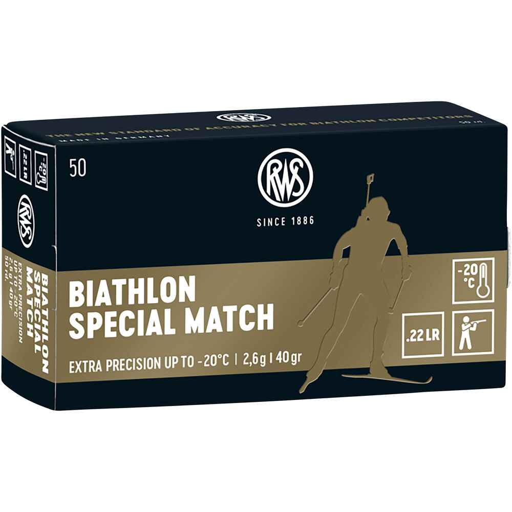 Cartouches RWS .22 LR Biathlon Special Match