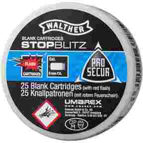 Stop Blitz cart. à blanc / cal. 9 mm P.A.K. - 25 cart., Walther