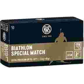 Cartouches RWS .22 LR Biathlon Special Match 50 pces, RWS