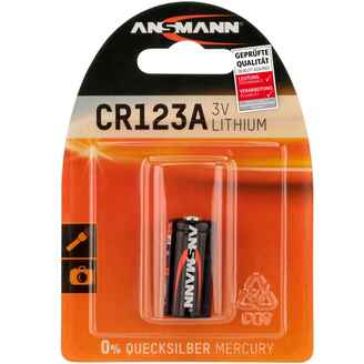 Pile Ansmann Lithium CR123A, Ansmann