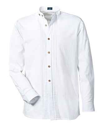 Mode Chemises Chemises à manches longues Luis Steindl Chemise \u00e0 manches longues blanc-rouge style d\u2019affaires 